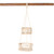 Handcrafted Ivory Cotton Hanging Planter from India 'Jungle Baskets'