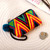 Geometric Handcrafted Colorful Coin Purse from Colombia 'Colombian Mountains'