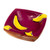 Cedar Wood Banana Catchall Hand-Painted in Colombia 'Bananas under The Sun'