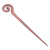 Traditional Hand-Carved Spiral Suar Wood Hair Pin From Bali 'Style Spiral'