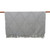 Diamond-Patterned Cotton Throw in a Solid Grey Hue 'Grey Desire'