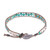Beaded Wristband Bracelet with Amazonite and Chalcedony 'Colorful Dream'