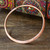 Modern Polished Copper Bangle Bracelet Crafted in Mexico 'Delightful Charm'