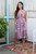 Printed Viscose Sundress from India 'Meena Bazaar in Purple'