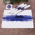 Hand Crafted Placemats and Coasters Set for 4 'Indigo River'