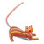 Cat Alebrije Figurine from Mexico 'Relaxed Cat'