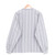 Men's Striped Cotton Pullover Shirt 'Winter Stripes'
