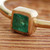 Genuine Emerald Solitaire Ring 'Topkapi Treasure'