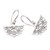 Sterling Silver Dangle Earrings with Floral Motif 'Halfway There'