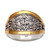 Sterling Silver Statement Ring with 18k Gold Plating 'Royal Vineyard'