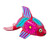 Multicolored Alebrije Figurine 'Fish Fun'