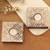 Artisan Crafted Tealight Candle Holders from India Pair 'Celebration Day'