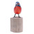 Handcrafted Bird Sculpture from Java 'Painted Bunting'