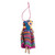 Handcrafted Worry Doll Christmas Ornament 'Kahlo'