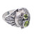 Sterling Silver Peridot Locket Ring from Bali 'Peace Box'