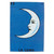 Mexican Wood Magnet with Moon Decoupage 'Precious Moon'