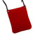 Red Llama Suede Sling with Adjustable Leather Strap 'Little Red Llama'