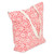 Strawberry Cotton Tote Bag with Floral Block-Printed Design 'Strawberry Fever'