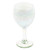 Set of 4 Frosted Wine Glasses Handblown from Recycled Glass 'Frosted White'