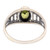 Sterling Silver Single Stone Ring with 1-Carat Peridot Gem 'Prosperous Dazzle'