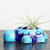 Blue Ceramic Turtle Tea Light Candleholder from India 'Sea Turtle'