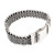 Modern Men's Sterling Silver Wristband Bracelet Made in Bali 'Masculine Allure'