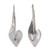 Textured and Matte-Finished Calla Lily Drop Earrings 'Calla Elegance'