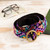 Colorful Hand-Woven  Hand-Embroidered Wool Belt from Peru 'Colorful Symphony'