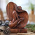 Abstract Female Form Wood Sculpture Hand-Carved in Bali 'Female Beauty'