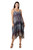 Tie-Dyed and Printed Viscose Sundress 'Jaipur Twilight'