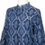 Woven Cotton Button-Up Shirt Jacket from Java 'Brocade Flowers'