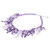 Thai Cultured Pearl and Amethyst Waterfall Necklace 'Lavender Ocean'