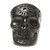 Handcrafted Black Ceramic Skull Planter 'Revival'