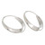 Sterling Silver Modern Hoop Earrings 'Twinkle'