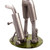 Recycled Auto Part Sculpture of A Golfer Crafted in Peru 'Golf Player'
