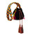 Black Crocheted Sling Bag with Multicolored Accents 'Wayuu Glam'