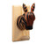 Handcrafted Zebra Cedar Wood Coat Rack from Colombia 'Tropical Stripes'