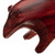 Hand-Carved Anteater Palo Sangre Wood Figurine 'The Spirit of Justice'