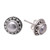 Sterling Silver Stud Earrings with Grey Cultured Pearls 'Lovely Grey'
