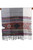 Woven Viscose Scarf with Embroidery in Grey White and Red 'Timeless Splendor'