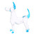 Handblown Light Blue Glass Ridgeback Dog Figurine 'Peace Ridgeback'