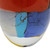 Modern and Abstract Colorful Handblown Murano Art Glass Vase 'Avant-Garde  Art'
