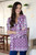 Artisan Crafted Viscose Tunic 'Meena Bazaar in Purple'