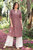 Screen Printed Knee-Length Shift Dress 'Tulip Gala'
