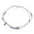 Lapis Lazuli and Karen Silver Charm Bracelet 'Delicate Sea'