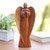 Suar Wood Angel Sculpture from Bali 'Angel in Peace'