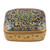 Papier Mache Floral-Motif Box from India 'Persian Charm'
