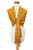 100 Cotton Loom Woven Mustard Yellow Rectangular Shawl 'Amber Wrap'