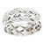 Men's Sterling Silver Band Ring With Open Weave Design 'Open Weave'