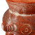 Hand Crafted Reddish Colima Dog Ceramic Pot from Mexico 'Colima Hound'